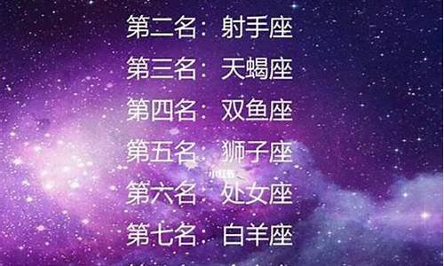 十二星座排名谁最厉害-十二星座厉害的排名